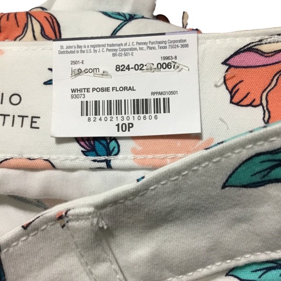 St. John’s Bay Capris Size 10 Petite NWT - Picture 5 of 9